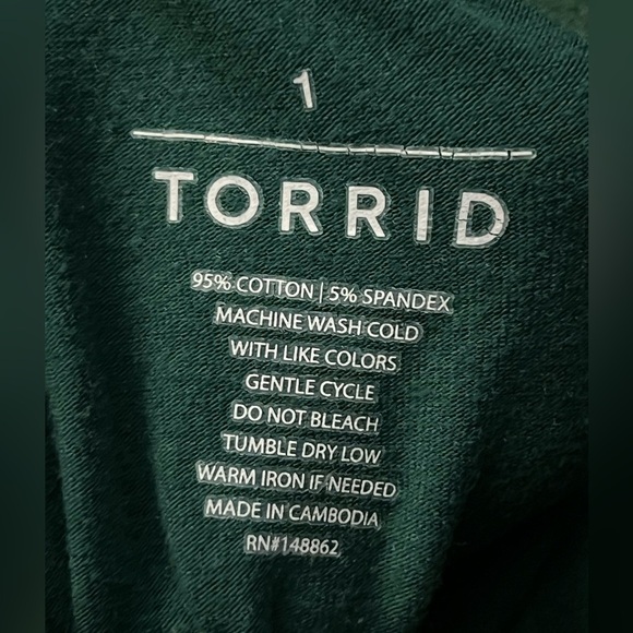 Torrid Full-Length Legging In Camo Floral Size 1X High Rise Stretch Comfy - Picture 9 of 13